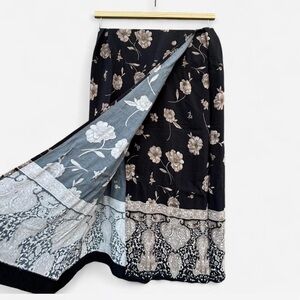 Vintage 90’s Floral Wrap Skirt by Compagnie Internationale Express